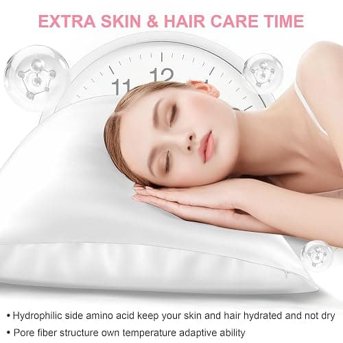 white silk pillow case (pack of two) thumbnail 4