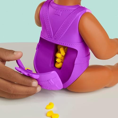 Baby Alive Dinnertime Creations, Black Hair Doll with Play Food Accessories, 11 inches, Toys for 3+ Year Old Girls and Boys thumbnail 4