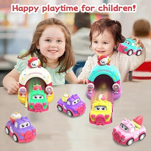 seveclotree Jouet Enfant 1 2 3 Ans Fille,Petite Voiture Jouet Voiture Enfant,Jouet Bebe 1 2 an, Jeux Éducatifs pour 1 2 3 4 5 Ans Enfants Garçons Filles thumbnail 2
