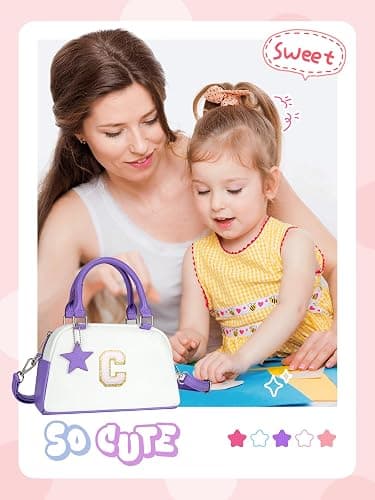 Elilier Birthday Gifts for 2 3 4 5 6 7 8 9 10 11 12, Girls Purse Kids Handle Bag, Gift for Toddler Kids Girls Preteens - Blue - B thumbnail 4