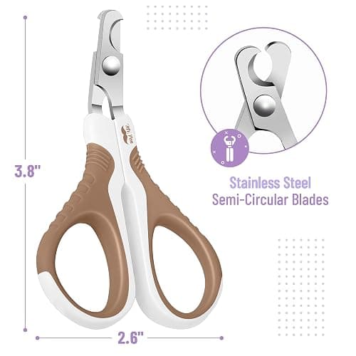 Mr. Pen- Cat Nail Clipper, Stainless Steel | Professional Sharp Cat Claw Trimmer for Small and Medium Cats, Pet Nail Clipper with Sturdy Non Slip Handle thumbnail 2