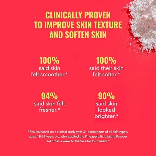 Good Molecules Pineapple Exfoliating Powder - Exfoliating Face Scrub with Natural Enzymes, Gentle Alcohol-Free Facial Cleanser, Skin Care for Face thumbnail 4
