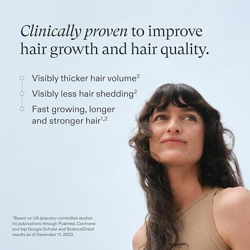 Nutrafol Women's Hair Growth Supplements, Ages 18-44, Clinically Proven for Visibly Thicker and Stronger Hair, Dermatologist Recommended - 1 Month Supply thumbnail 3