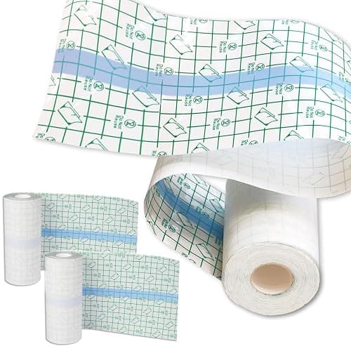 2 Rolls Aftercare Bandage Urknall 6"x4.4Yd Second Skin Tattoo Cover Up Patch Breathable Bandage Tape Waterproof Wraps Transparent Film for Healing, Showering & Color Protection - Image 1