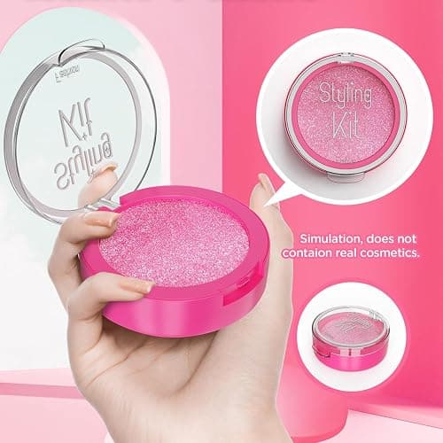 Fake Makeup Kits for Girls Toys 3 4 5 Years Old, Pretend Makeup Toys for Girls Birthday Gifts 3-5 Years Old (Pink) thumbnail 6