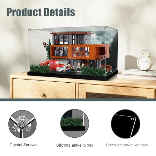 Acrylic Display Case for Lego Twilight The Cullen House (ONLY Box, NOT Model) Clear Dustproof Display Box Compatible with Lego 21354 Building Set thumbnail 7