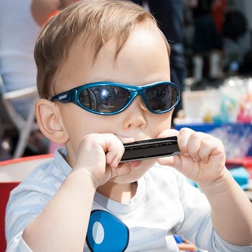 JDR Harmonica C, Blues armonica Key of C 10 Hole 20 Tone with Case Mouth Organ Standard Diatonic for Kids Beginner Adults Professional Player Teacher Parents Students Black New Year Gift thumbnail 4