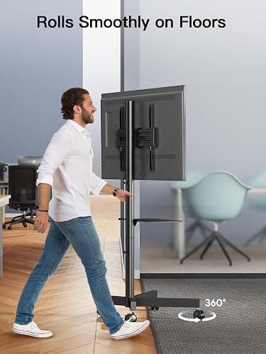 Rolling TV stand thumbnail 5