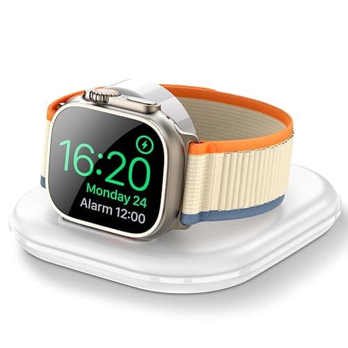 for Apple Watch Charger Stand, Magnetic Fast Charging Dock Portable Design | Compatible with iWatch Series 11/10/9/8/7/6/5/4/3/2, SE, Ultra 3/2/1, Supports Nightstand Mode, for Travel Office - Image 1