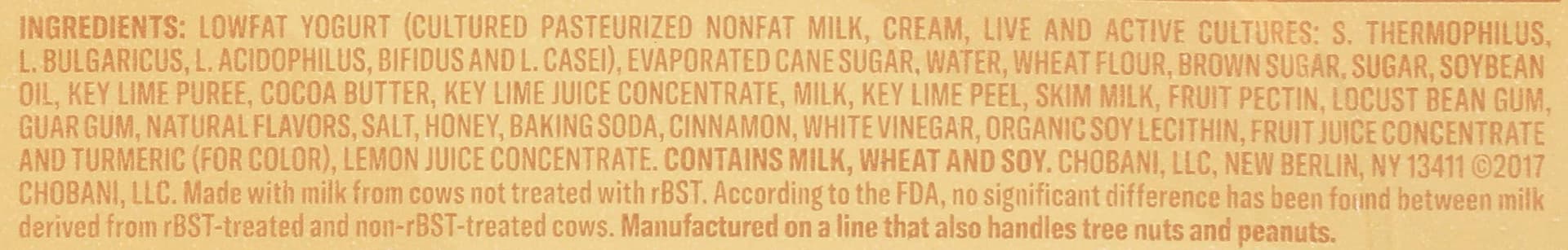 Chobani Flip Low-fat Greek Yogurt, Key Lime Crumble 4.5oz thumbnail 4