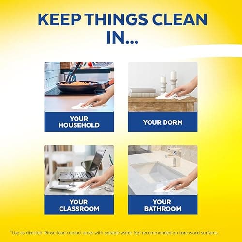 Lysol Disinfecting Wipes, Thick Cleaning Wipes with Micro Pocket Design for Home & Electronics, Kills 99.9% of Germs, Removes Allergens, Citrus Scent, 6 x 75 Count (450 Total Wipes) thumbnail 6