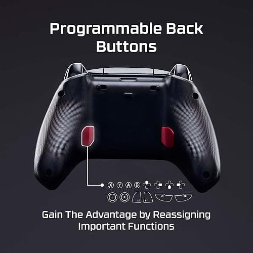 HyperX Clutch Gladiate – Wired Controller for Xbox One, Xbox Series X|S, PC, Officially Licensed by Xbox, Dual Trigger Locks, Programmable Buttons, Dual Rumble Motors thumbnail 4