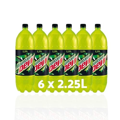 Mountain Dew 6 pack of 2.25L bottles - Bold Lemon-Lime Flavour– Yellow-Lime-Coloured Attractive Packaging –Great for Chilling Parties, Birthdays, & Celebrations - Image 1