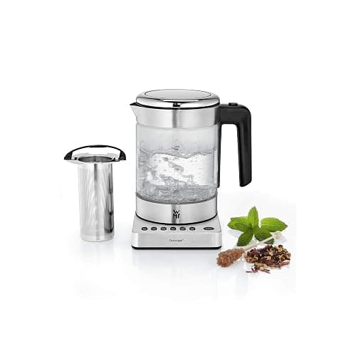 WMF Küchenminis 2 in 1 Vario Wasserkocher mit Temperatureinstellung, 1,0l, 1900 W, Teekocher Glas mit Teebeutelhalter und Sieb thumbnail 7