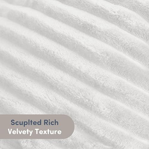 Reading Pillow with Shredded Memory Foam, Luxe Cut Plush Back Pillow for Sitting Up in Bed, Back and Arms Adjustable Support for Adult & Teens, Backrest Pillows with Washable Cover White thumbnail 6