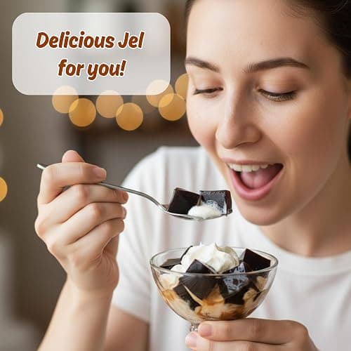 HeySweet Brown Sugar Konjac Jelly Variety Pack | Coffee, Lychee, Green Tea, Cranberry Chia Seed | Vegan, Halal, No Artificial Sweeteners or Colors | 9 oz (8 Servings) thumbnail 5