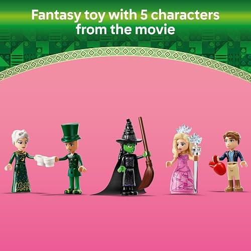 LEGO Wicked Welcome to Emerald City Building Toy - Wicked Toy for Kids, Ages 9+ - Gift for Girls and Boys with Tower Model, Glinda, & Elphaba Minidolls - 75684 thumbnail 6