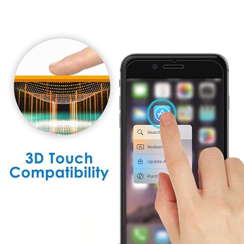 JETech Privacy Screen Protector for iPhone SE 3/2 (2022/2020 Edition), iPhone 8 and iPhone 7, Anti-Spy Tempered Glass Film, 2-Pack thumbnail 6
