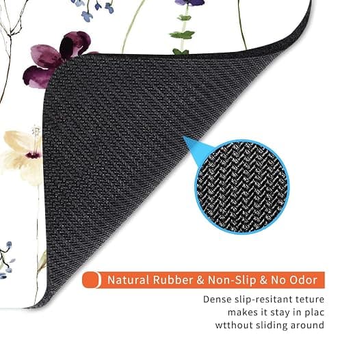 Armanza Square Mouse Pad Beautiful Flowers Plants, Personalized Premium-Textured Custom Mouse Mat Design, Washable Mousepad Cloth, Non-Slip Rubber Base Computer Mouse Pads for Wireless Mouse thumbnail 5