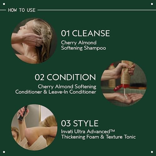 Aveda Cherry Almond Softening Leave-In Conditioner | for Normal to Dry Hair | Detangles, Heat Protection, Controls Frizz | 99% Naturally Derived*| Iconic Aroma of Tonka, Orange, Ylang Ylang, 6.7 Fl Oz thumbnail 6