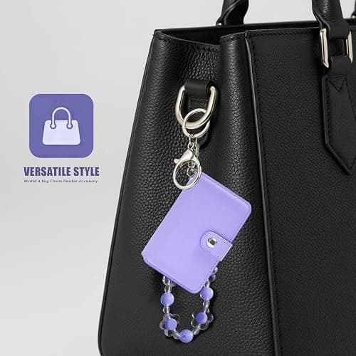 M-Plateau Food-Grade Silicone Beaded Keychain Wristlet | Keychain Wristlet, Fashion /Cute /Glow in The Dark Phone Wrist Strap Anti-Lost Hand Lanyard for Women Gift thumbnail 7