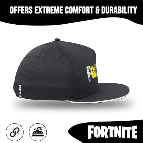 Fortnite Baseball Cap for Boys, Quality Made Boys Hat and Fitted Cap, Flatbrim Baseball Hat with Sleek Design thumbnail 5