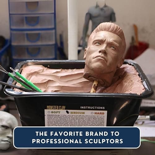 Tay- Monster Clay Premium Grade Modeling Clay (4.5lb) thumbnail 8