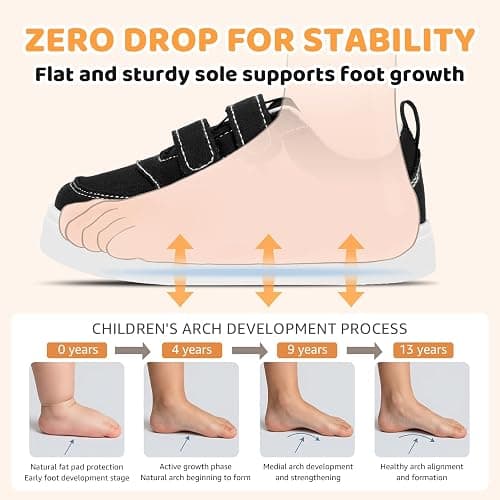 STQ KIDS Toddler Classic Retro Wide Toe Box Sneakers Boys Girls Walking Tennis Shoes Comfort First Walking Shoe Activities thumbnail 6
