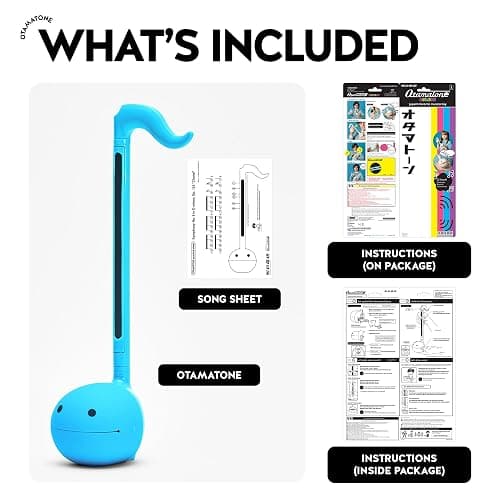 Otamatone Japanese Electronic Synthesizer Musical Instrument Toy - Blue | Portable Music Synthesizer from Japan by Maywa Denki Studio Award Winning Educational Fun Gift for Children, Teens & Adults thumbnail 6