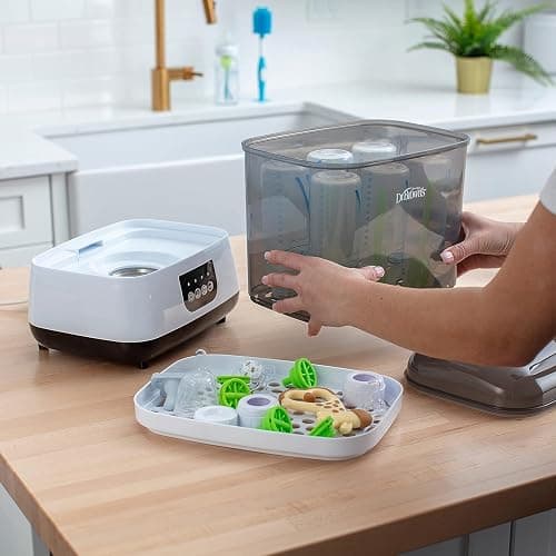 Dr. Brown's All-in-One Sterilizer and Dryer for Baby Bottles, Parts & Other Newborn Essentials - All-in-One Sterilizer & Dryer thumbnail 11