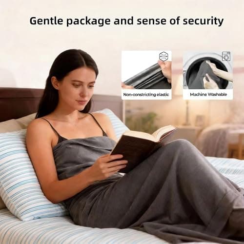 Wearable Sleep Pod Hug Blanket for Adults,Portable Sleeping Bag, for Adults Perfect for Stress Relief and Better Sleep, Soft and Breathable Fabric, Machine Washable thumbnail 4