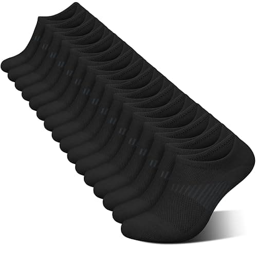 wernies No Show Socks Womens 8 Pairs, Ankle Non Slip Low Short Invisible Thin Liner Socks - Image 1