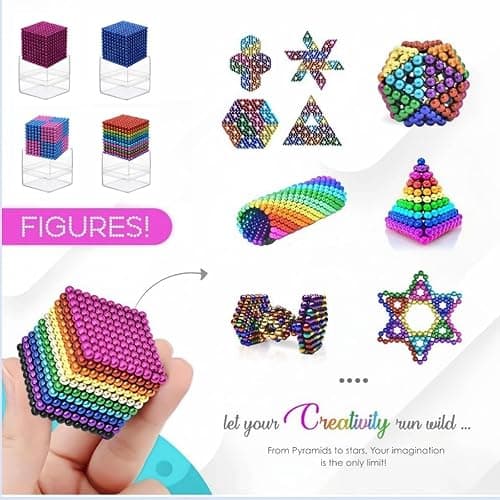 5MM 231PCS！Upgraded Building Desk Toys for Stress Relief,Fidget Toys Stress Reliever Office Putty Toys Slime for 16+ thumbnail 5