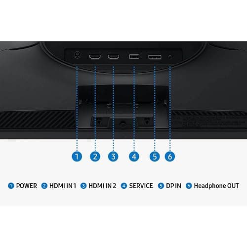 SAMSUNG 27” Odyssey G5 G53F QHD Resolution Gaming Monitor, HDR10, 200Hz Refresh Rate, IPS Panel, AMD FreeSync�� Premium, Black Equalizer, Auto Source Switch, LS27FG532ENXZA thumbnail 8