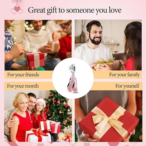 DATOUQI Queen Happy Birthday Hot Air Balloon Family Puppy Charm 925 Sterling Silver Charms for Bracelets and Necklaces Mother's Day Charms for Women thumbnail 5