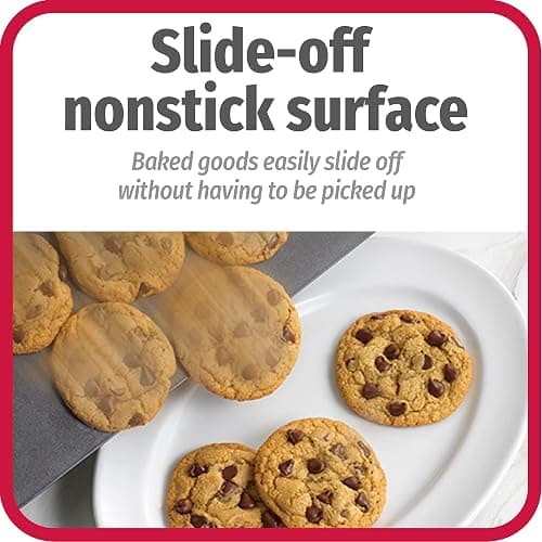 GoodCook AirPerfect Non-Stick Air Insulated 16” x 14” Cookie Sheet - Carbon Steel Cooking Pans, No Burn Insulation Bakeware, Cookie Sheets for Baking, Oven Pan Set thumbnail 6