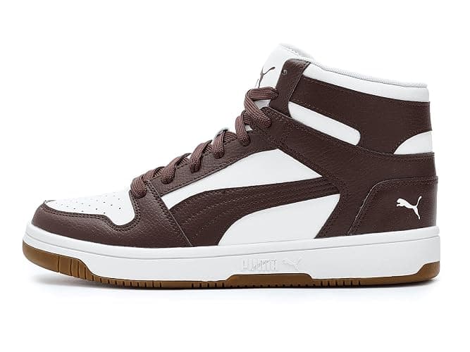 PUMA Mens Rebound Layup Rcl High Sneakers Shoes Casual - Brown thumbnail 4