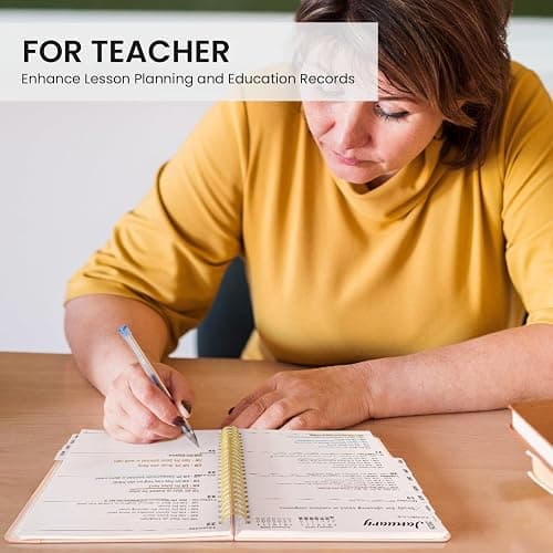 Academic Planner 2025-2026 For Women & Men, Monthly and Weekly Calendar Planner, Jul 2025 - Jun 2026, A5 (6.3" x 8.5"), Teacher Student Planning Book with Tabs, Ideal for Office School Supplies - Pink - (6.3"x8.5") A5 - A-Pink thumbnail 2