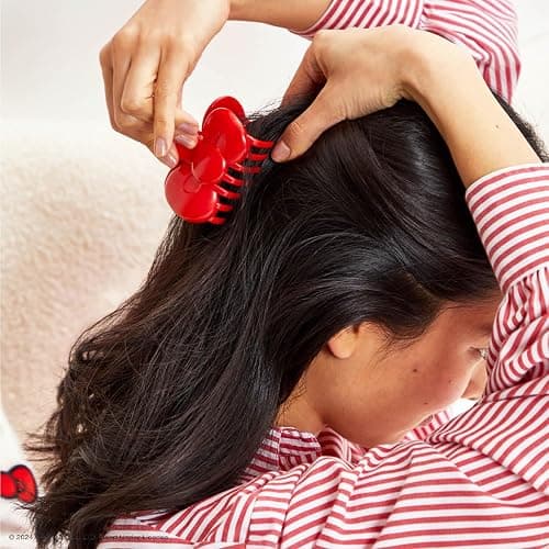 Hello Kitty x Kitsch Hair Clips for Women - Durable, Strong Hold All Day, Cute Claw Clips, Hello Kitty Stuff for Girls | Ideal Gifts for Women - Red Bow Shape, 1pc thumbnail 2