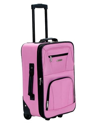 Rockland Journey Softside Upright Luggage Set, Expandable, Pink, 4-Piece (14/19/24/28) thumbnail 10