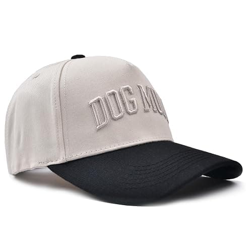Dog Mom Hat- 3D Embroidered Puppy Mama Hat Adjustable Cotton Baseball Caps for Dog Lovers thumbnail 6