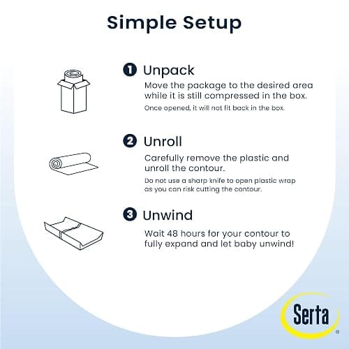 Serta Foam Contoured Changing Pad with Waterproof Cover thumbnail 10
