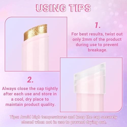 Hegafoo Crystal Hydrating Jelly Stick Eyeshadow Stick, Glitter Makeup Jelly Shimmer Eye Shadow Crayon, Lightweight Eye Brightener Makeup Glitter Eye Shadow (Multicolor, 4 colors) thumbnail 5