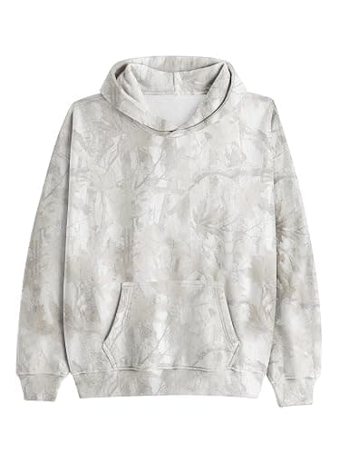 Dsewpaur Camo Hoodie For Women Oversized Long Sleeve Drop Shoulder Fleece Hooded Sweatshirt Pullover With Pocket Outfits thumbnail 4