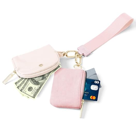 Mum's Memory Mini Zip Around Wristlet Wallets for Women -KeyChain Wallet with Detachable Dual Pouch Wristlet -Key Chain Coin Purse Small Wallets thumbnail 5