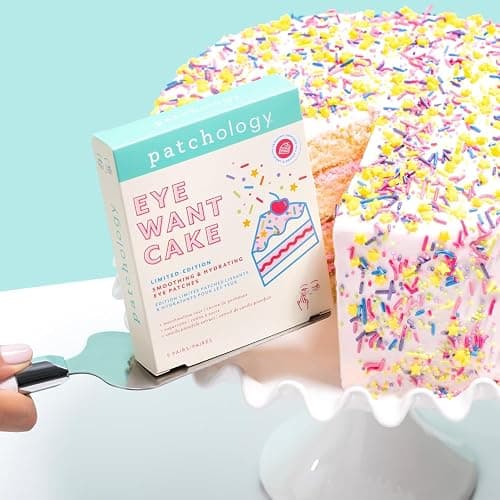 Patchology Eye Want Cake Hydrating & Smoothing Eye Patches – Under Eye Masks for Puffy Eyes, Dark Circles, and Fine Lines – Birthday Cake Inspired Self-Care Essentials, 5-Pack thumbnail 2