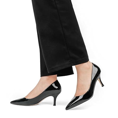 JOY IN LOVE Women's Shoes Low Heels Pointy Toe Kitten Heel Daily Pumps thumbnail 5