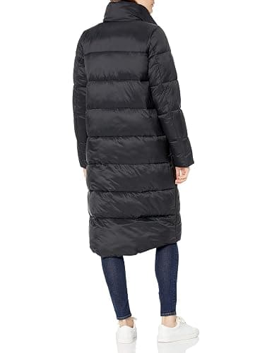 Amazon Essentials womens Lightweight Full-Zip Water-Resistant Long Cocoon Puffer Winter Coat thumbnail 2