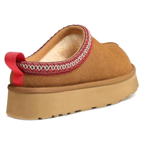 Women's Slippers Platform Mini Boots Short Ankle Boot Fur Fleece Lined House slippers Anti-Slip Boot For Outdoor thumbnail 7