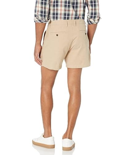 Amazon Essentials Men's Slim-Fit 5" Lightweight Comfort Stretch Oxford Shorts thumbnail 2